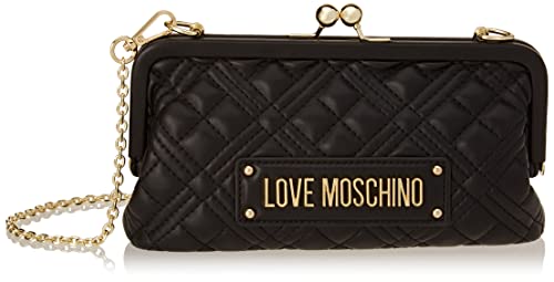 Love Moschino Damen Jc4252pp0gla000 Schultertasche, Schwarz