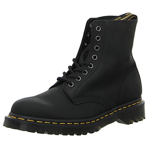 Dr. Martens Herren 1460 Pascal Amphibians, Black Waxed Full Grain, 39 EU