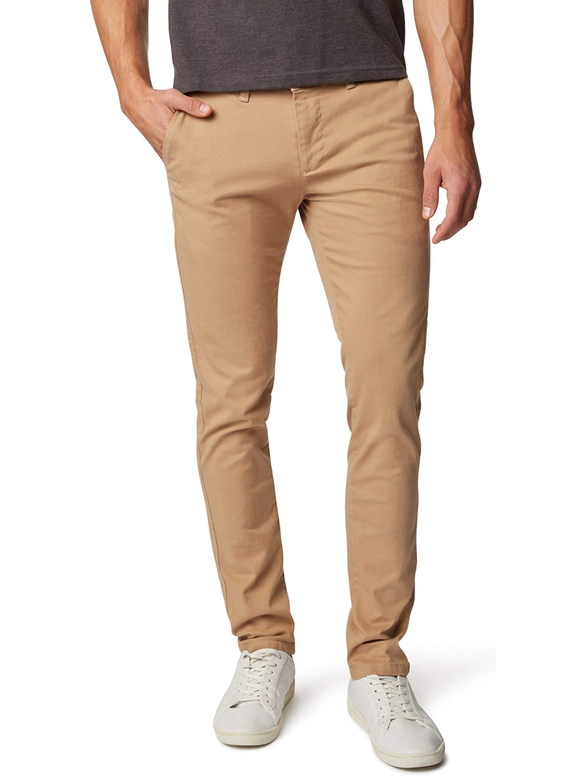 WOTEGA Herren Chinohose 141 Chino Slim fit, Beige (Beige Amphora 1319), W32/L38