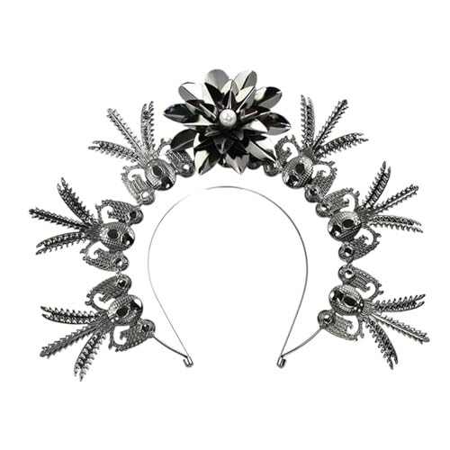 LIbgiubhy Halos Stirnband Kristall Kopfschmuck Damen Tiaras Kopfbedeckung Hochzeit Partys Haarschmuck