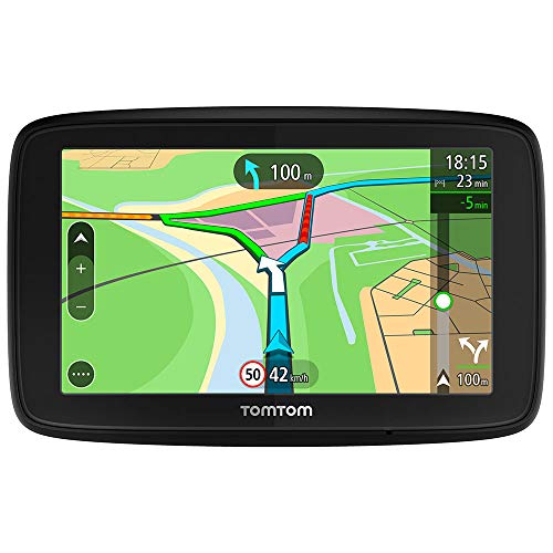 TomTom Via 53 EU-Traffic Navigationsgerät (13cm (5 Zoll), Updates über Wi-Fi, Smartphone-Benachrichtigungen, Lebenslang Karten-Updates (Europa), Lebenslang TomTom Traffic)