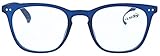 farbliche Fertiglesebrille CANBERRA mit Federscharnier und Einstecketui in blau +2,50 dpt