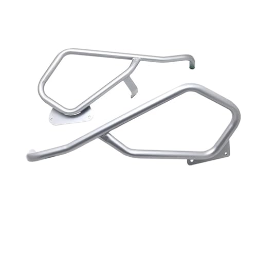 Motorrad Crashbars Für K1600GT Für K1600GTL 2011-2022 Motorrad Crash Bar Satteltasche Seite Box Motor Schutz Schutz Rahmen Stoßstange Motorschutz Sturzbügel(Silver Front Bumper)