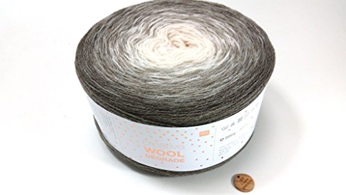 Rico Wolle Creativ Wool Dégradé 200g 4-fädig Natur