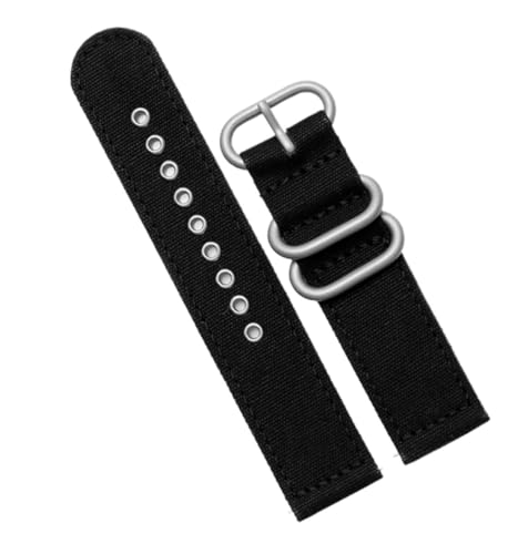 SpaRcz Armband aus Nylon-Canvas mit Schnellverschluss, vierfarbiges Armband für Herren, 20-22mm, Farbe 4, 18mm