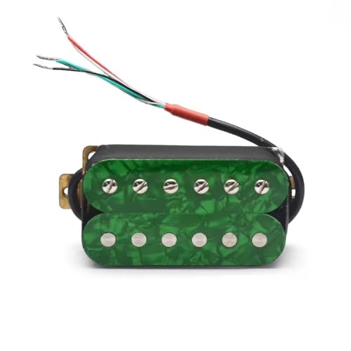 E-Gitarren-Humbucker, Verstellbarer Doppelspulen-Tonabnehmer Für 6-saitige E-Gitarre e gitarren tonabnehmer (Color : Neck Pickup)