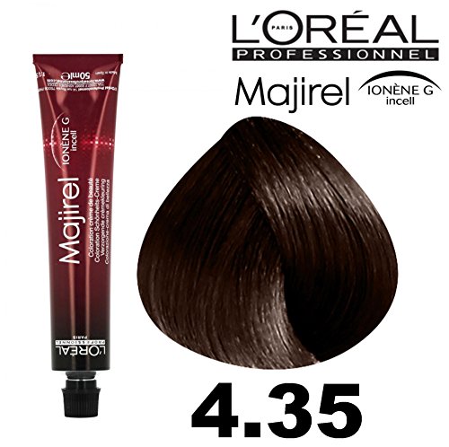 L'Oreal Professionel MAJIREL Tintura per Capelli 50ml - 4.35 Castano Dorato Mogano