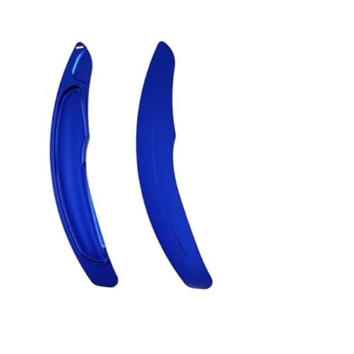 DOFABI for Mitsubishi, for Lancer, for Outlander PHEV Pajero, for Sport RVR ASX, for Delica D:5 L200 Auto-Lenkrad-Schaltwippen-Verlängerungsaufkleber Schaltwippen-Erweiterungen(Type B Blue)