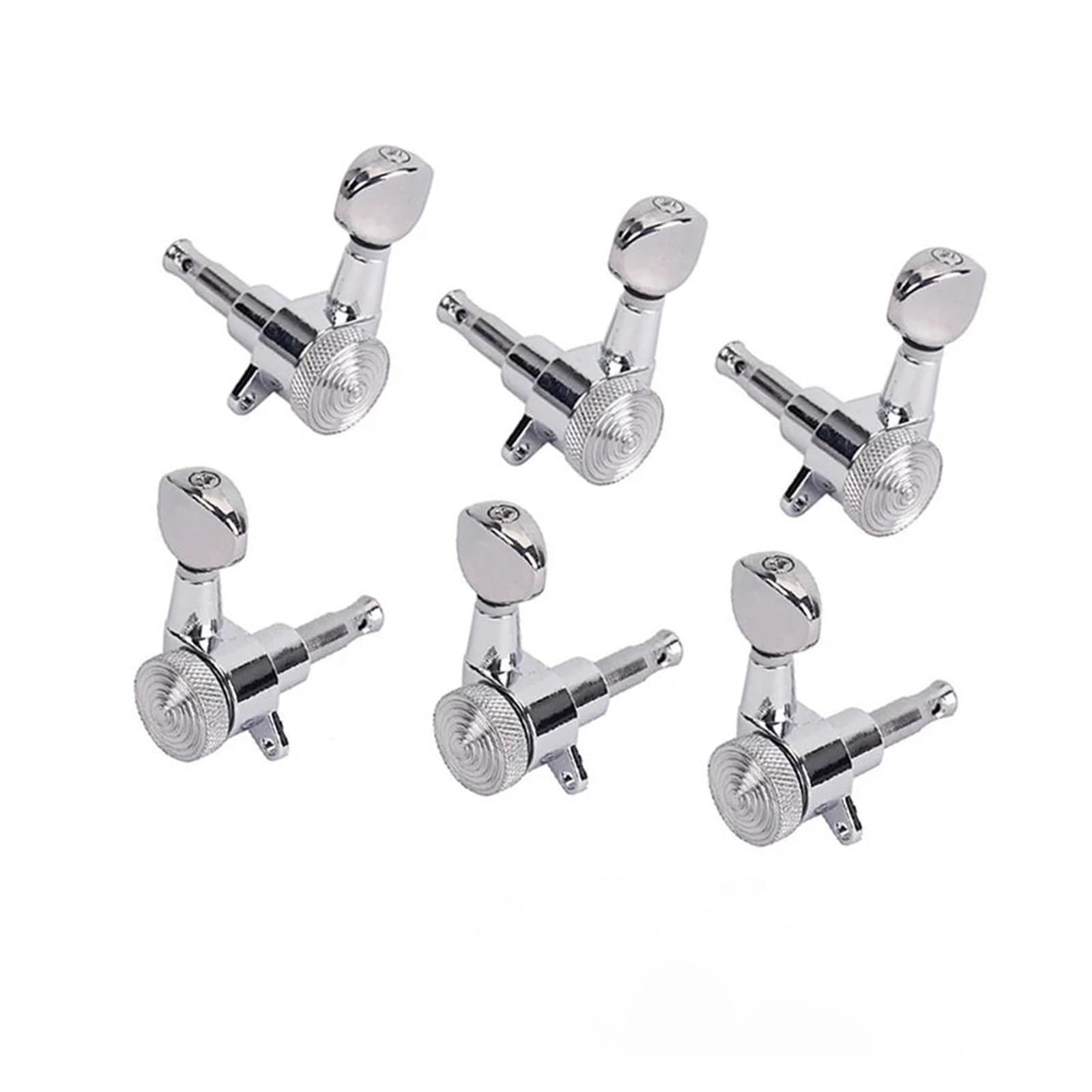 Strings Tuning Pegs Mechaniken Für Gitarre Stimmwirbel für Gitarrensaiten, verschleißfester Stimmgerät-Kopfplatte, hochglänzender verstellbarer Knopf