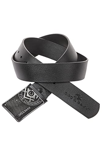 Cipo & Baxx Herren Gürtel Logo-Schließe Leder Belt CG192 Weiß Gr.100