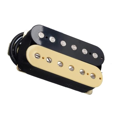 Humbucker-Tonabnehmer für E-Gitarre, Kunststoffspule, verstellbare Schraube, praktisches Teile-Set Single-Coil-Tonabnehmer (Color : Neck)