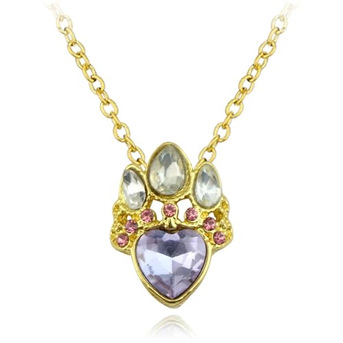 Belachick Retro Halskette Ketten Schmuck Herren Frauen Anhänger Necklace Kronen-Charm-Halskette Für Damen Und Mädchen, Kronen-Halskette, Hochzeitsaccessoires, Gold