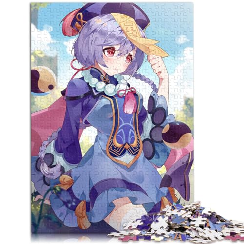 Puzzle Genshin Impact Qiqi Puzzle für Erwachsene 1000 Teile Holzpuzzle ganze Familie und dieses 1000-teilige (50 x 75 cm)