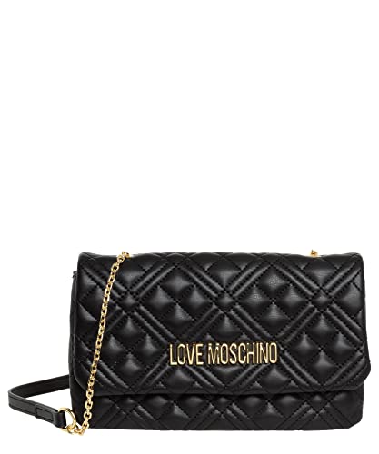 Love Moschino Damen Borsa Soft Pu Nero Umhngetasche, Schwarz