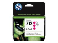 HP Original 712 Druckerpatronen 3er Pack magenta 29ml (3ED77A)