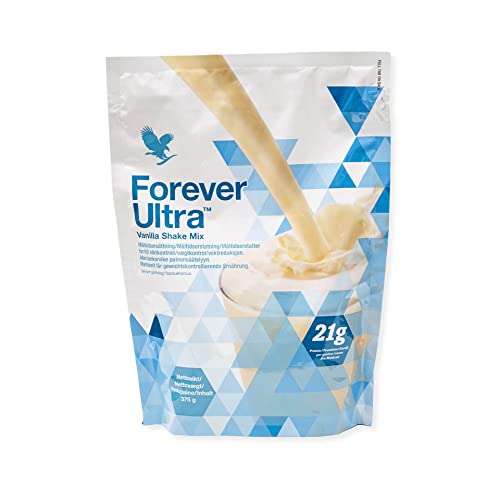 Forever Living Products Forever UltraT Vanilla Shake Mix, 15 Portionen, nicht gentechnisch verändertes Soja-Eiweiß, Mahlzeitersatz, Proteinshake, mit Vitaminen, ohne Konservierungsstoffe, glutenfrei