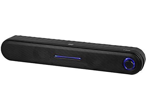 Trevi SB 8312 TV Mini Soundbar 2.0 30W mit Bluetooth, USB, MicroSD, AUX-IN, minimale Ingromber, automatische Abschaltung bei Signalausfall, ideal für kleine und mittelgroße Fernseher