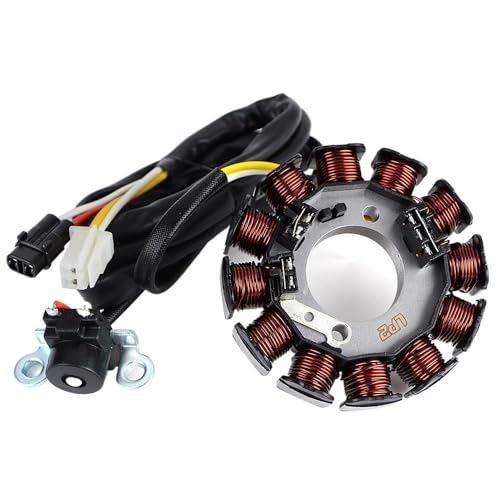 RYUIO Spulen-Stator-Magnet Motorrad Stator Spule für Ya&maha WR450F WR 450F WR 450 F 2003-2006 5TJ-81410-00 5TJ-81410-01 5TJ-81410-30 Motor Generator Spule