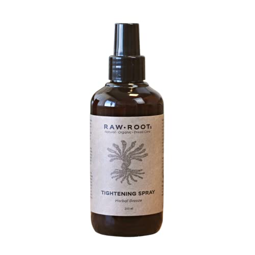 RAW ROOTs | Dreadlock Tightening Spray 200ml | Herbal Breeze | Straffungsspray – reduziert loses Haar & erfrischt Dreadlocks | Naturkosmetik vegan nachhaltig mit Aloe Vera