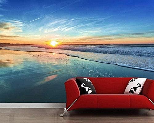 Sonnenuntergang Über Dem Meer Natürlich 3D Tapeten Wanddekoration Fototapete Sofas Wohnzimmer Wandbild Schlafzimmer-400cm×280cm