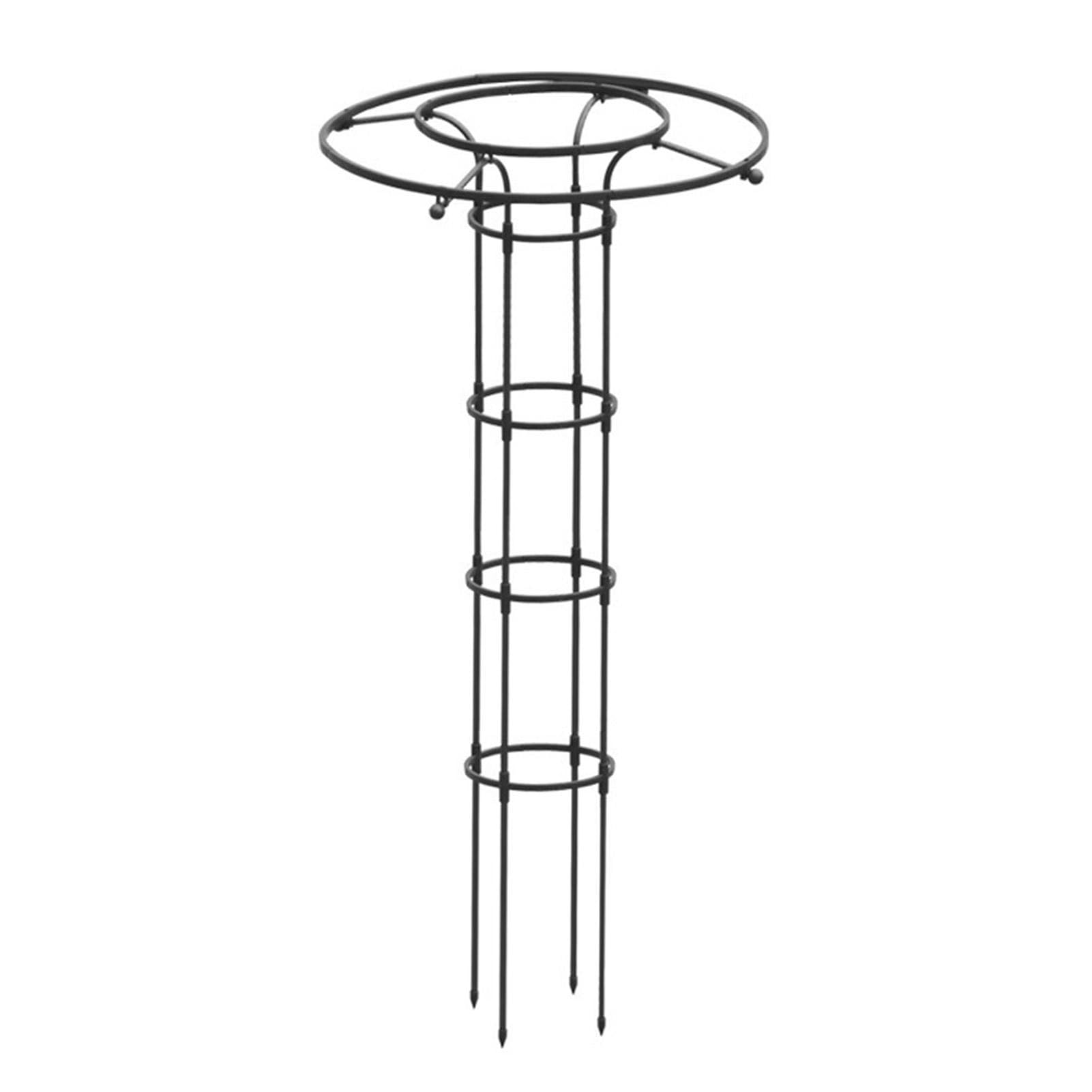 Vertikales Gartenspalier, Topfpflanze Garten Rankgitter, Metall Regenschirm Rankgitter Turm, Rankpflanzenstütze Rankgitter, Rankspalier, Rostfreies Metalldrahtpfahl Rankgitter für Kletterpflanzen