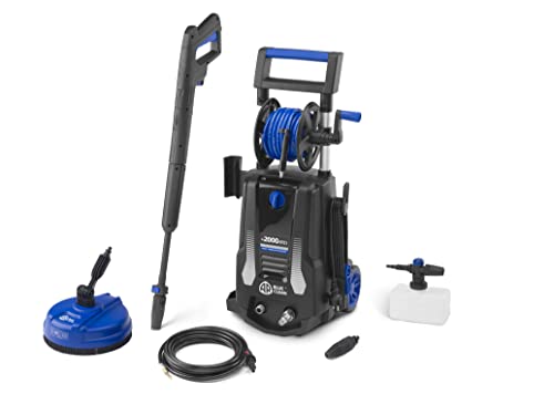 AR Blue Clean e-2000 HRD Hochdruckreiniger mit Rohrreinigersonde und Patio Cleaner (2.000 W, 150 bar, 440 l/h)