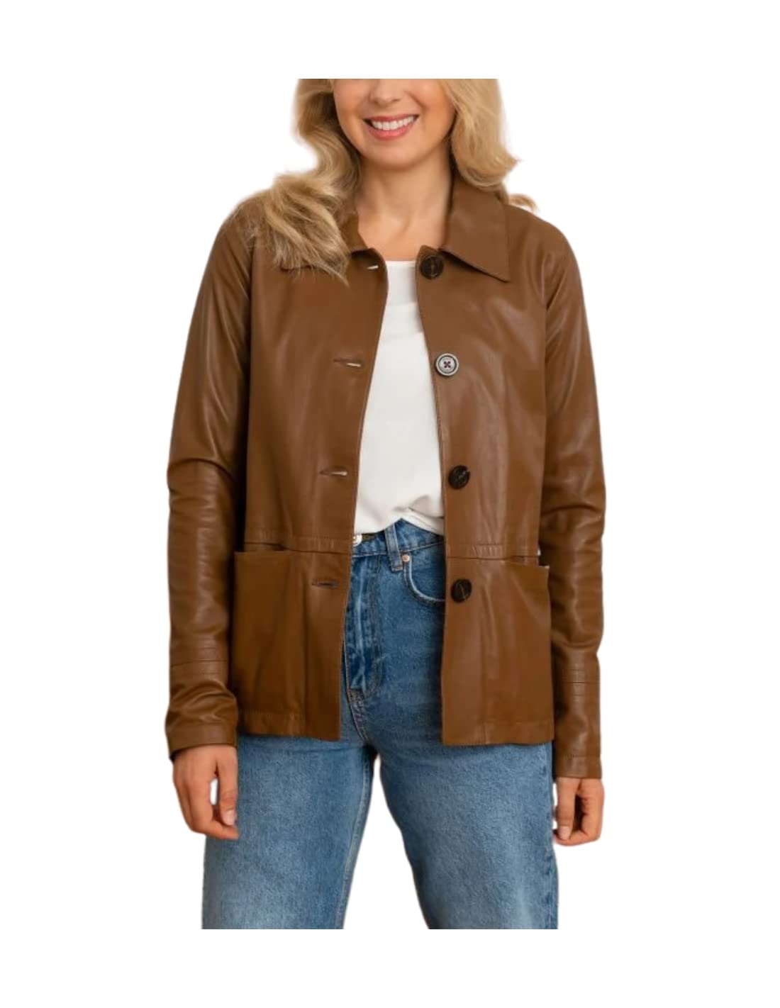 Oakwood Damen Nancy Jacke, Rehbraun, 46