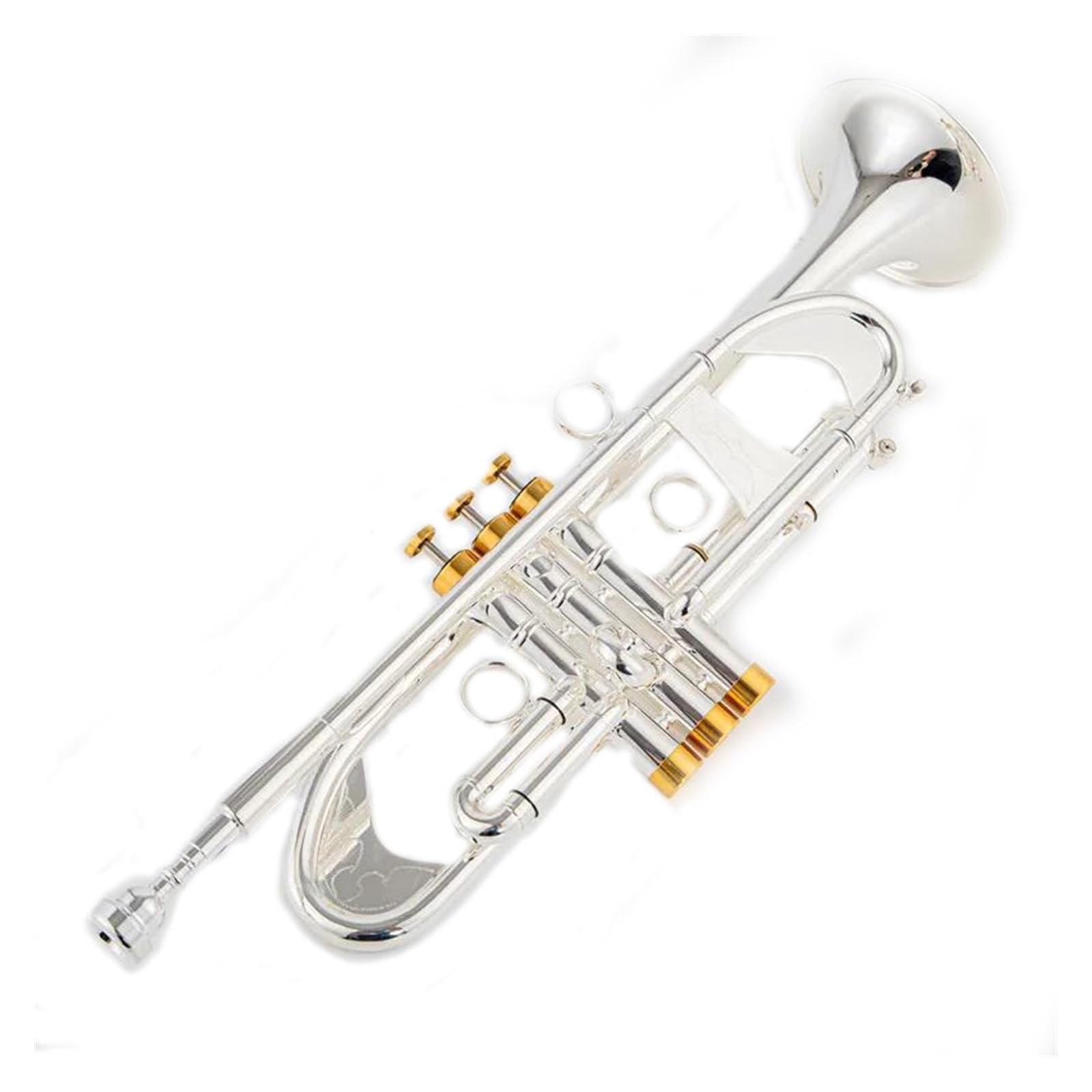 Bb Kleine Trompete Silber Golden Key Professionelle Musikinstrumente Mit Koffer