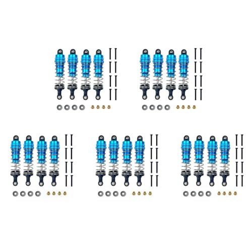 Uhidka 5X für Mn86K Mn86Ks Mn86 Mn86S Mn G500 1/12 Rc Auto Upgrade Teile Metall Stoßdämpfer Dämpfer Zubehör, Blau