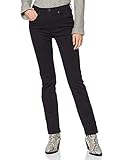 Levi's Damen 724™ High Rise Straight Jeans,Night is Black,31W / 32L