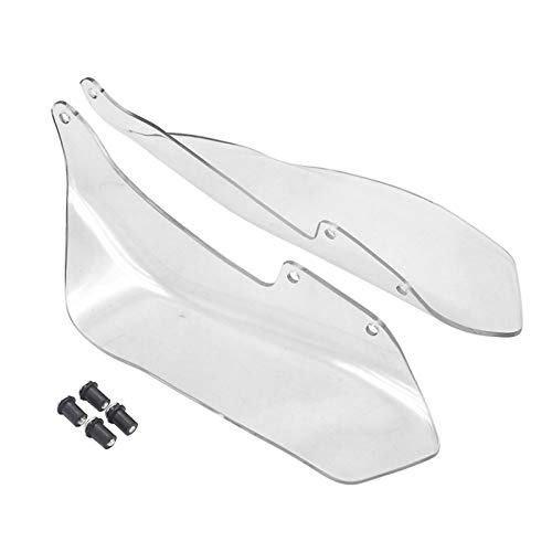 DOFABI for Yamaha, XT1200Z XT 1200 Z Super Tenere 2012 2013 Windabweiser Paar Windschutzscheibe Handschutz XT1200 Z Seitenteile XT 1200Z Motorrad-Bildschirmerweiterung(Transparent)