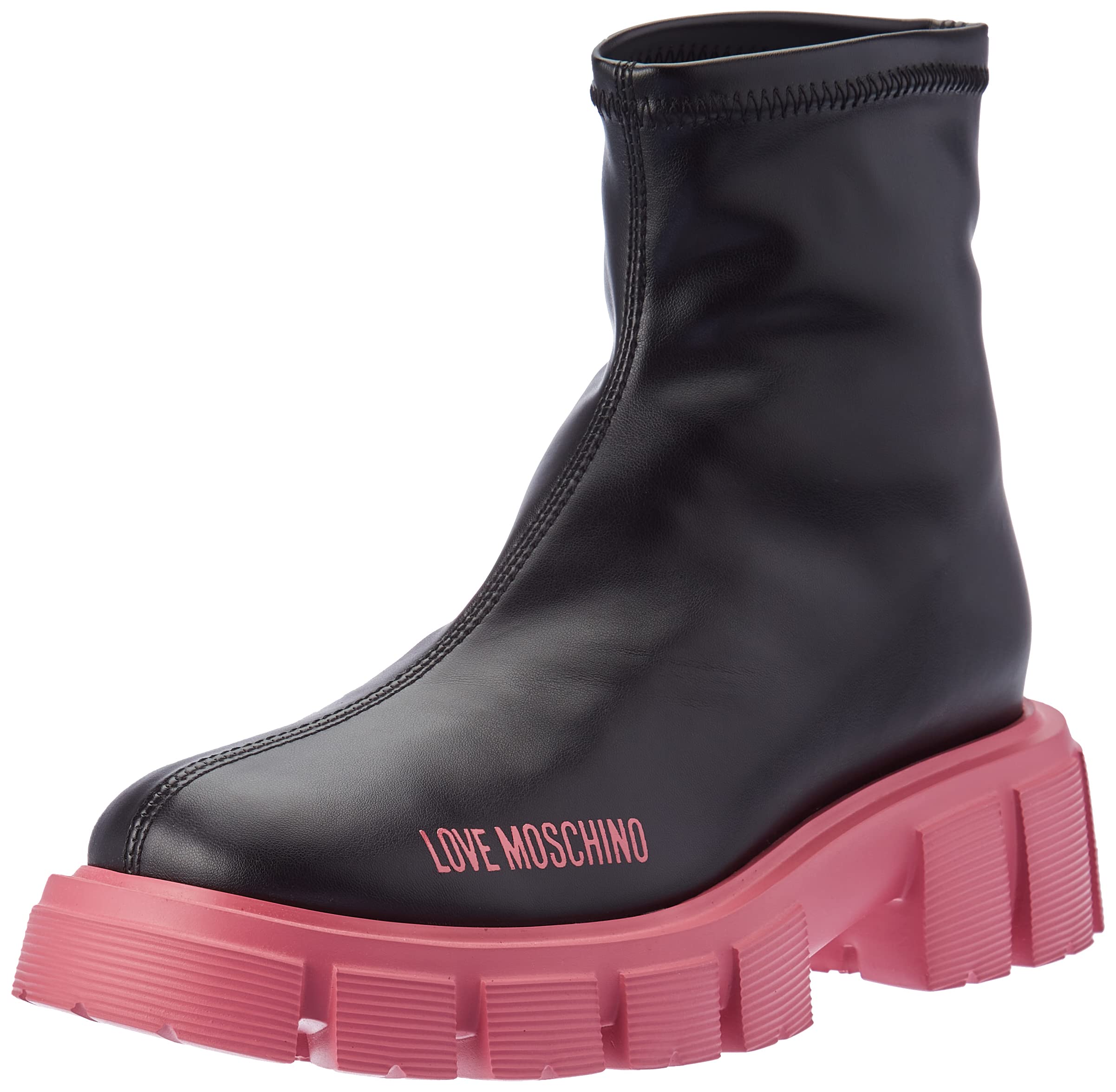 Love Moschino JA24535G0FIEY00B Stiefel, schwarz/pink, 40