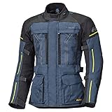 Held Pentland Motorrad Textiljacke (Dark Blue/Yellow,L)