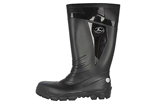 Craftland Arrano Gummistiefel - S5 Sicherheitsstiefel in Übergrößen Schwarz 35320 große Herrenschuhe, Größe:50