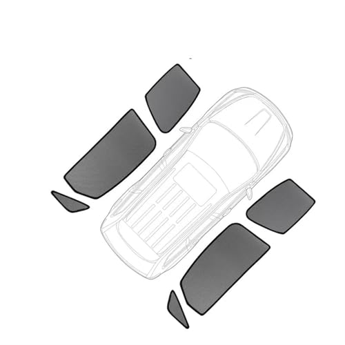 Sonnenschutz Für Kia Für Sorento Für UM 2015-2020 Auto-Sonnenschutz Frontscheibenrahmen Blindvorhang Sonnenschutzvisier Die Rückseite des Fensters Auto Sonnenschutz(6PCS)