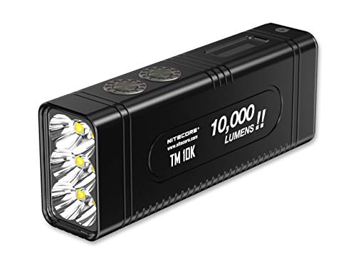 Nitecore Unisex - Erwachsene TM10K Lampen, schwarz, 11cm