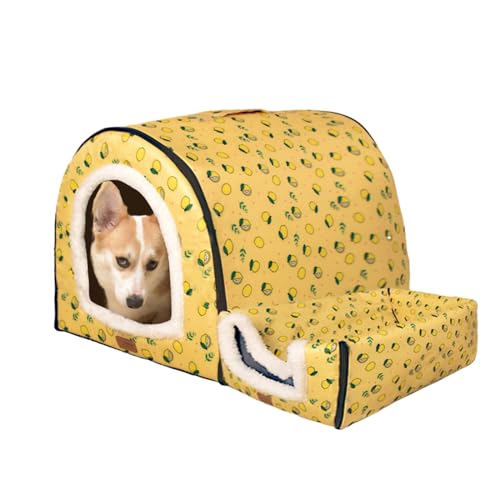 XINGLIDA Bett für den Innenbereich, kleines Hundebett, warmes Bett, Haustierzelt, Bett, Kätzchenhöhle, dickes Kissen, Innenkätzchen