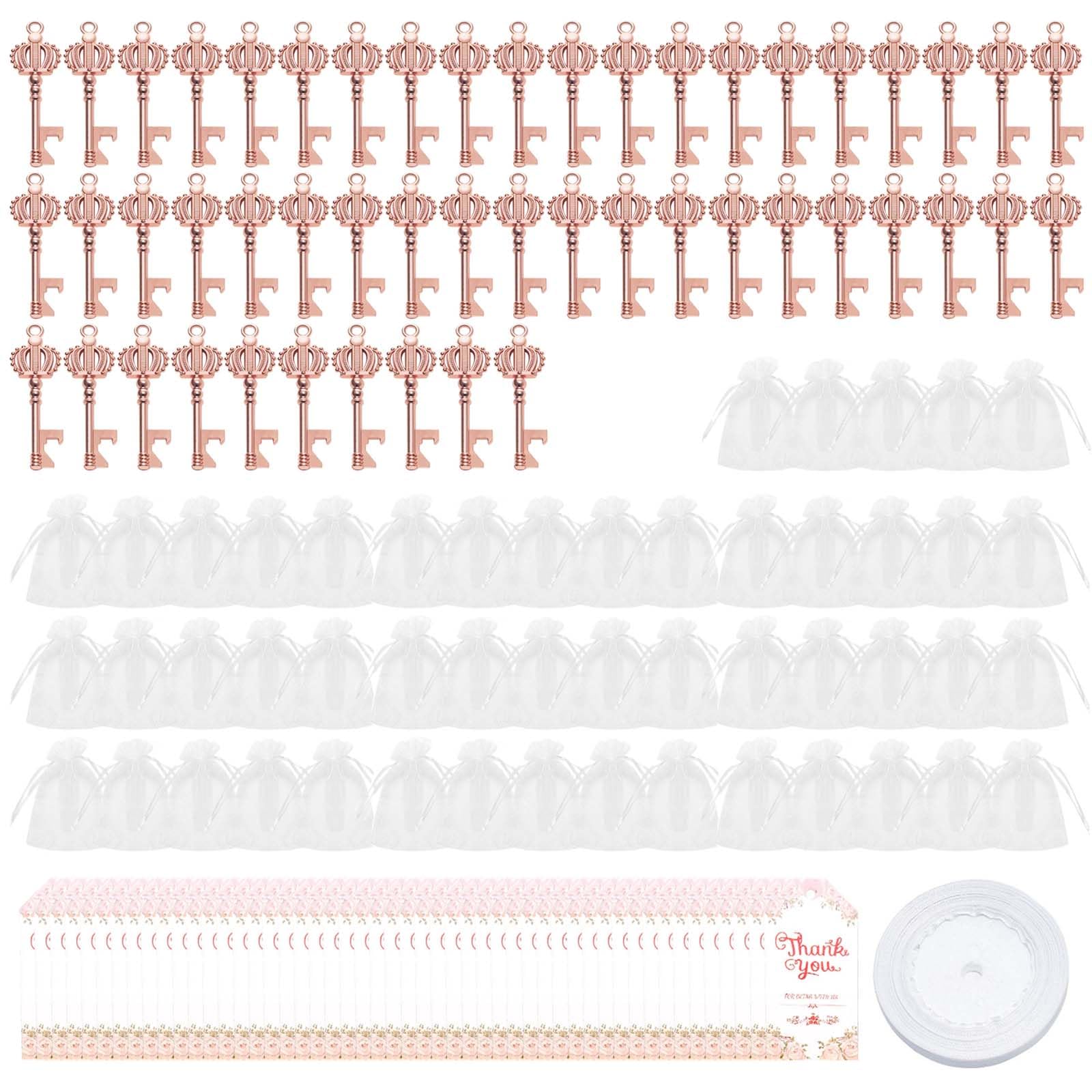 HDKEAN Flaschenöffner und Süßigkeitentüten-Set in Hochzeitsfeier-Form, perfekt für Hochzeiten, Partys und Feiern