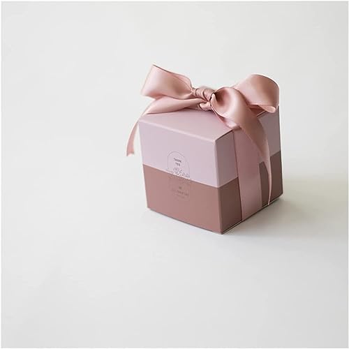 Box für Geschenke, Süßigkeiten-Box, 10 Stück neue Geschenkboxen aus Papier for Süßigkeiten, Text: „Danke, dass Sie mit uns gefeiert haben“, passend for Geburtstagsfeier, Hochzeit (Farbe: 3, Größe: 6 x