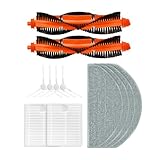 Staubsauger-Hepa-Filter-Ersatzteile, Wischtuch-Seitenbürste, ABS-Material, Hauptbürsten für E10/B112 Roboter-Staubsauger-Hauptbürste