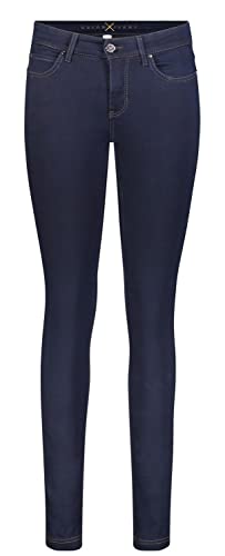 MAC Jeans Damen Dream Skinny Slim Jeans, Blau (Dark D801), W44/L28