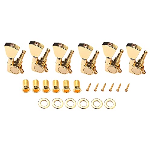 Gitarren Stimmwirbel 6 Stücke Gitarre Tuning Pegs Keys Tuner Machine Köpfe 3R3L Für Lp. E-Gitarrengold.