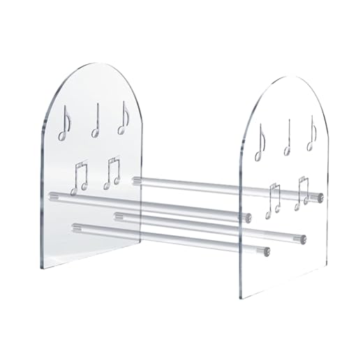 Begchy Schallplattenhalter für Den Schreibtisch, Bücher, Zeitschriftenregale, Acryl-Ausstellungsregal für CDs und Schallplatten, Multifunktionales Organizer-Rack