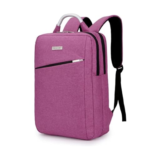 QSFZ NICHANGHUA Business-Laptop-Rucksack for Damen und Herren, multifunktional, lässig, praktischer Reiserucksack, Schulrucksack, Mochila (Color : Purple, Size : 28X10X40CM)