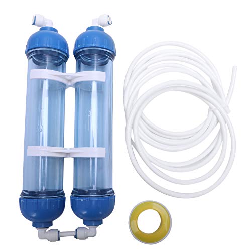 Kiudduy Wasser Filter 2 Stuecke T33 Patronen Gehaeuse DIY T33 Schale Filter Flasche 4 Stuecke Armaturen Wasser Filter Fuer Umkehr Osmose System