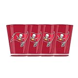 NFL Tampa Bay Buccaneers Insulated Acrylic Shot Glass Set of 4