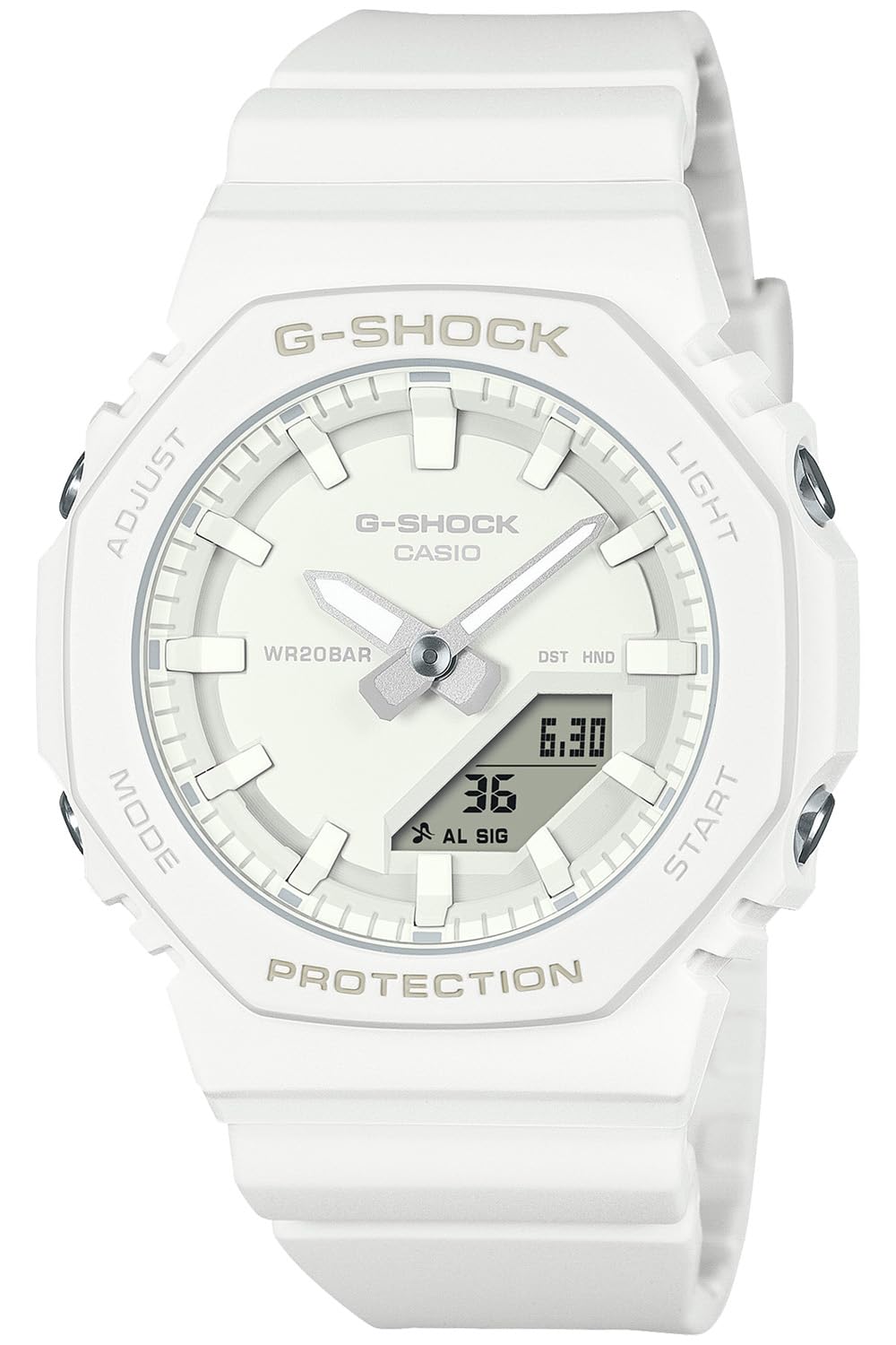 Casio G-Shock GMA-P2100-7AJF [G-Shock Tone-ON-Tone Series], Weiss/opulenter Garten, Modern