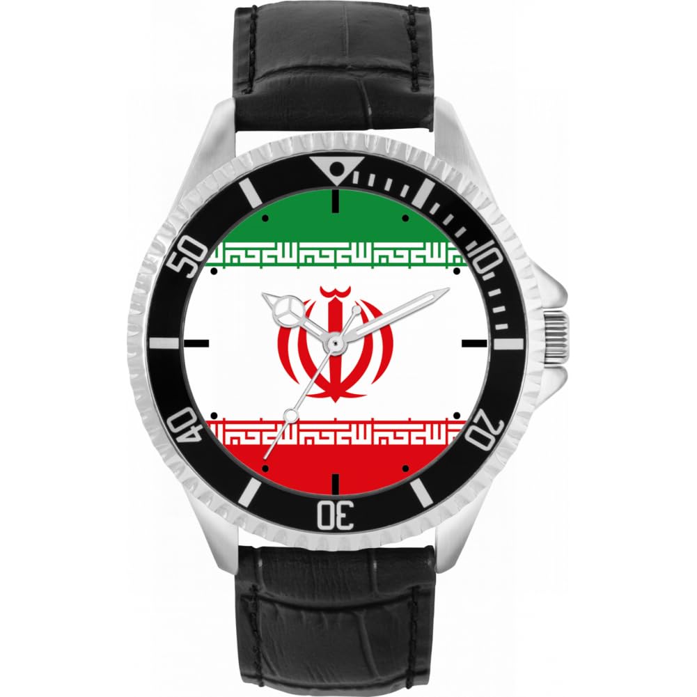 Toff London Iran-Flaggen-Uhr