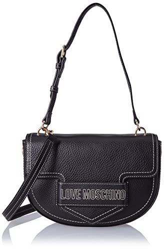 Love Moschino Damen BORSA A SPALLA Umhngetasche, Schwarz, Einheitsgröße