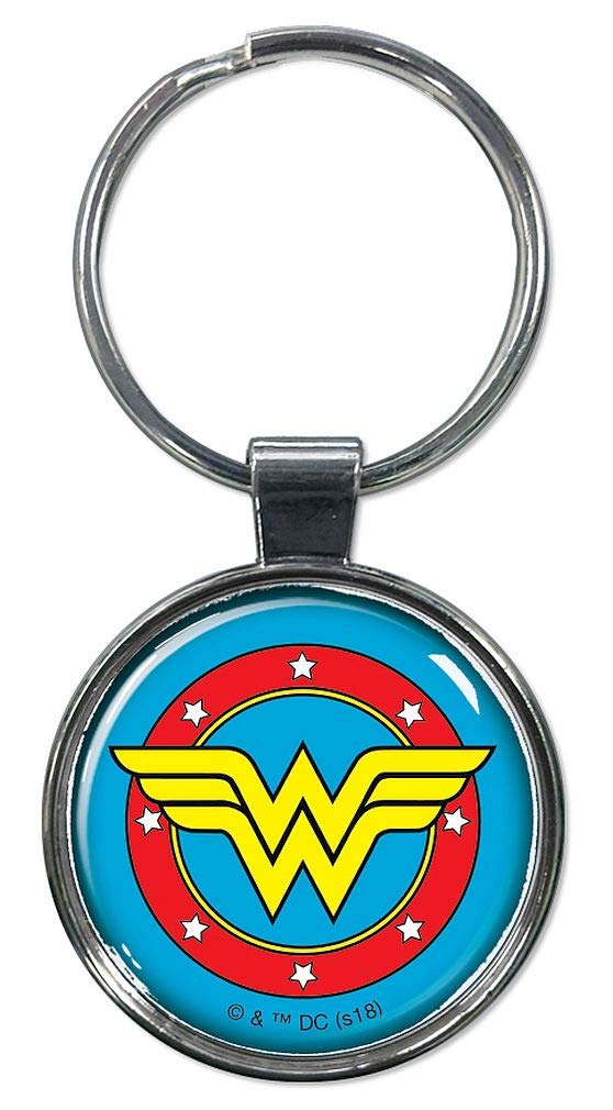 Ata-Boy DC Comics Wonder Woman Schlüsselanhänger 3,8 cm für Schlüssel, Rucksackzüge und mehr - mehrfarbig - Einheitsgröße